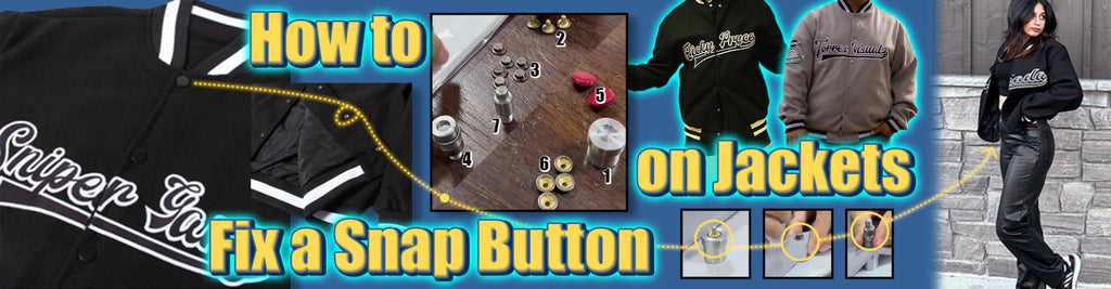 HOW TO FIX A SNAP BUTTON ON JACKETS | NECESSARY STEPS ONE BY ONE