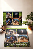 Personalized Baseball 4 Photo carpet