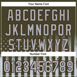 Custom Stitched Olive Gray Camo-Brown 3D American Flag Retro Distressed Grunge Salute To Service Sports Pullover Sweatshirt Hoodie