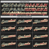 Custom Stitched Black Vintage USA Flag Crimson-Cream 3D Pattern Design Abstract Brush Stroke Sports Pullover Sweatshirt Hoodie