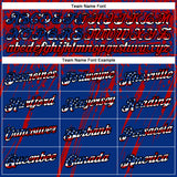 Custom Stitched Royal USA Flag Red Black-White 3D Pattern Design Splash Grunge Art Sports Pullover Sweatshirt Hoodie