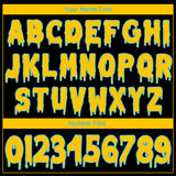 Custom Black Yellow-Sky Blue 3D Skull American Flag Inspired Graffiti Sports Pullover Sweatshirt Hoodie