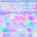 Custom Tie Dye White-Light Blue 3D Watercolor Performance Golf Polo Shirt