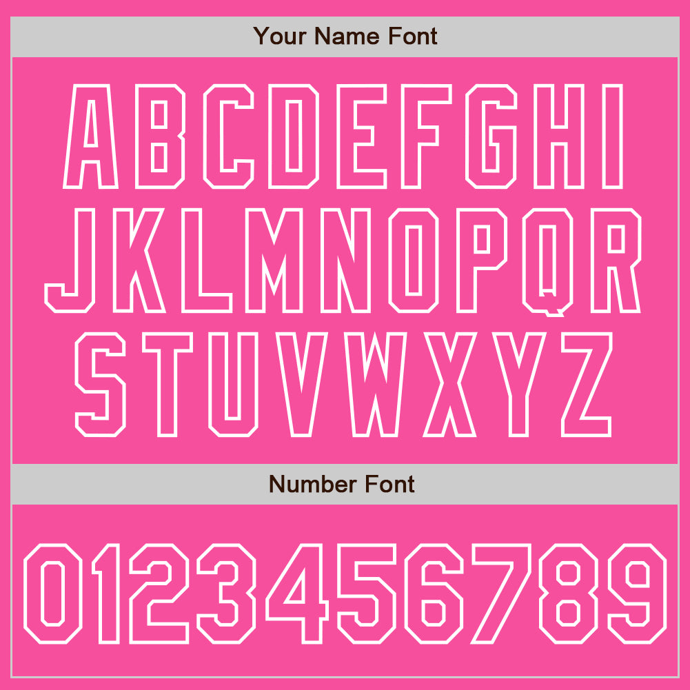 Custom Pink Gold-White Bomber Full-Snap Varsity Letterman Two Tone Jacket