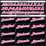 Custom Black Pink-White 3D Pink Ribbon Breast Cancer Awareness Month Women Health Care Support Footballl Performance Polo Shirt