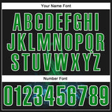 Custom Black Grass Green-White 3D Pattern Design Green Ribbon Liver Cancer Performance Polo Shirt