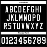 Custom Black White Mesh Authentic Football Jersey