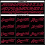 Custom Black Crimson Authentic Sleeveless Baseball Jersey