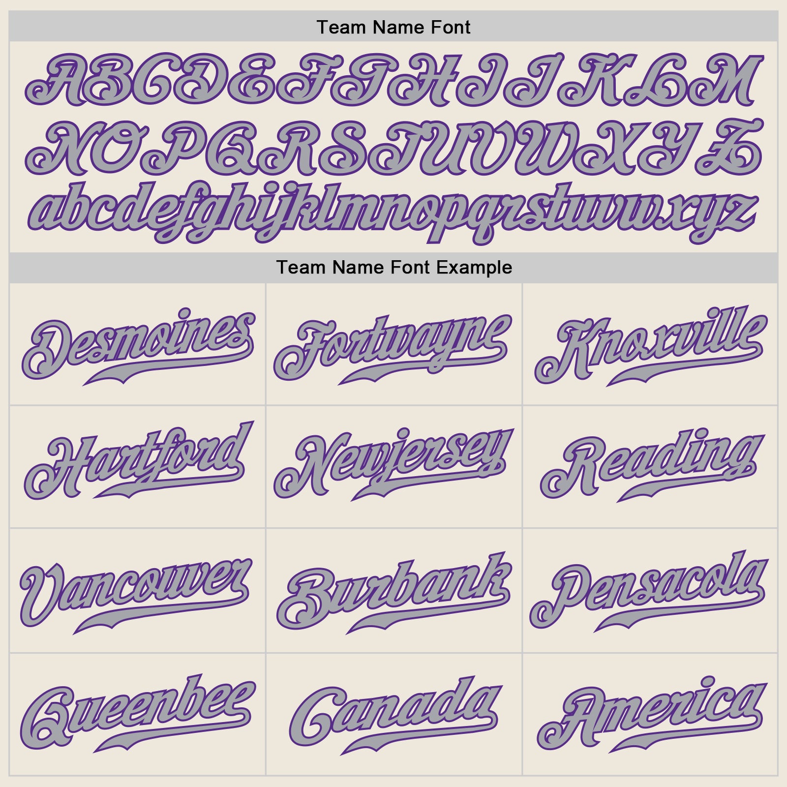 Custom Cream Purple-Gray Authentic Baseball Jersey