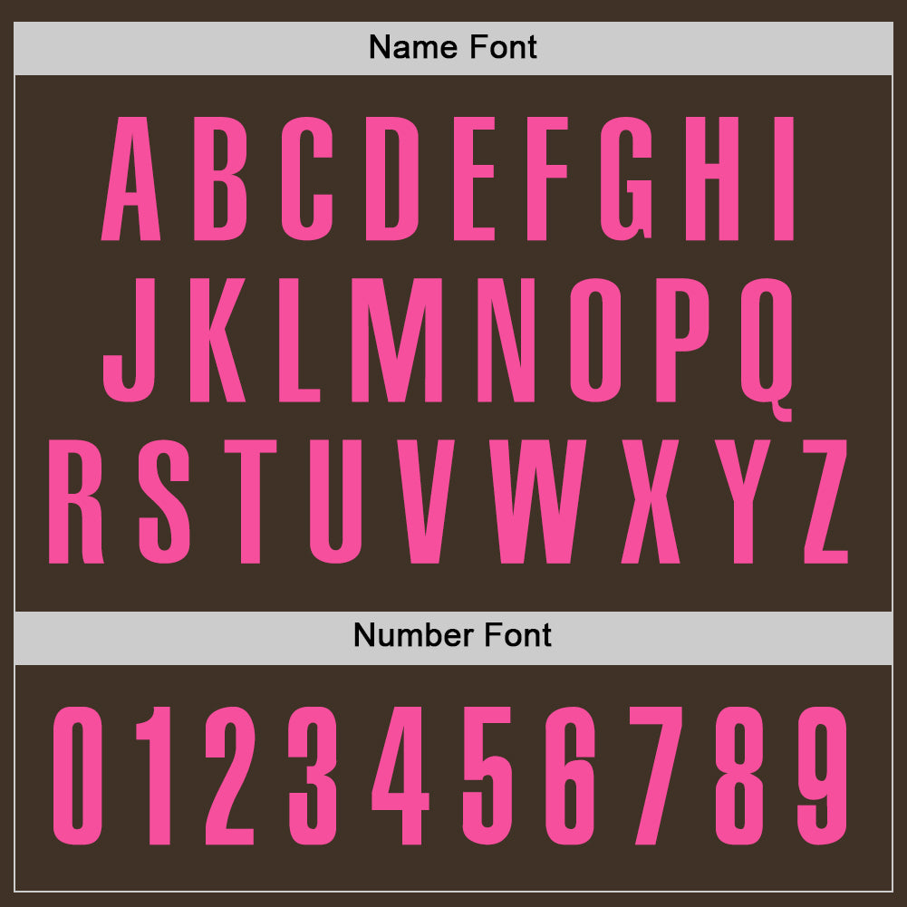 Custom Brown Pink Performance Golf Polo Shirt