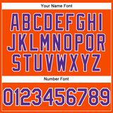 Custom Orange Purple-White Performance T-Shirt