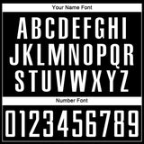 Custom Black White-Royal Abstract Shape Sublimation Soccer Uniform Jersey