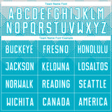 Custom Lakes Blue White Sublimation Soccer Uniform Jersey