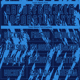 Custom Powder Blue Navy Sublimation Soccer Uniform Jersey