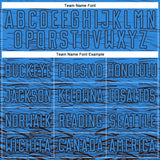 Custom Powder Blue Brown Sublimation Soccer Uniform Jersey