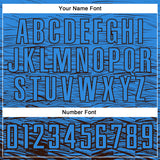 Custom Powder Blue Brown Sublimation Soccer Uniform Jersey