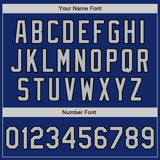 Custom Royal Gray-Black Two-Button Unisex Softball Jersey