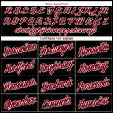 Custom Stitched Black Crimson-Cream Sports Pullover Sweatshirt Hoodie
