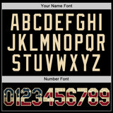 Custom Black Vintage USA Flag-Cream Performance T-Shirt