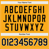 Custom Gold Black-White Authentic Baseball Jersey