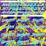 Custom Graffiti Abstract Urban Pattern White-Teal 3D Authentic Baseball Jersey