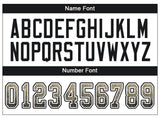 Custom Vegas Gold Black-White Drift Fashion Football Jersey