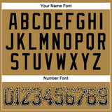 Custom Old Gold Black-White Authentic Drift Fashion Baseball Jersey