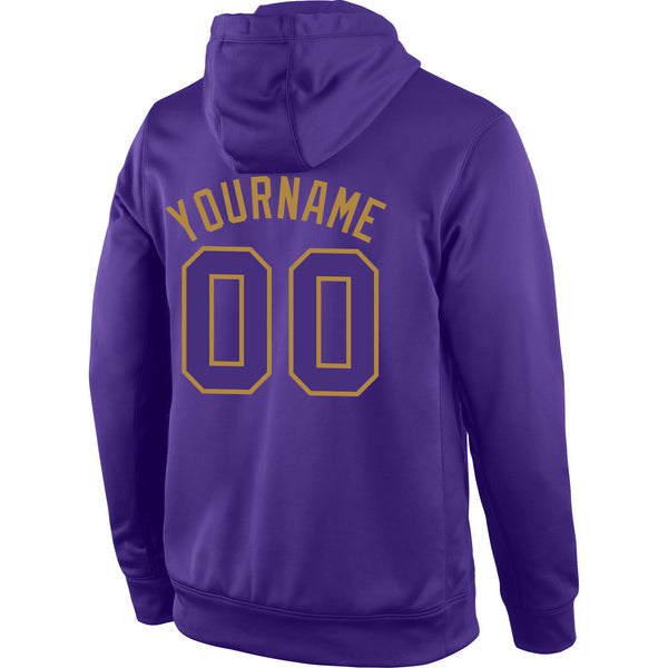 Custom Gray Purple-White Raglan Sleeves Stitched Sportwear Pullover Hoodie