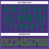 Custom Purple Kelly Green-Gold Authentic Drift Fashion Baseball Jersey