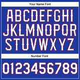 Custom Royal White-Red Authentic Baseball Jersey