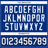 Custom Royal White-Black Authentic Baseball Jersey