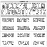 Custom White White-Black 3D Eagle Authentic Baseball Jersey