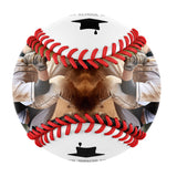 Personalized White Graduation Photo Baseballs