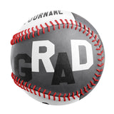 Personalized White Graduation Photo Baseballs