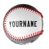 Personalized White Graduation Photo Baseballs