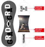 Personalized White Graduation Photo Baseballs