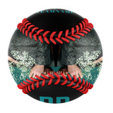 Personalized Black Ghost Samurai Skull Photo Baseballs