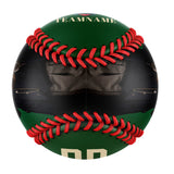 Personalized Light Khaki Arms Skull Photo Baseballs