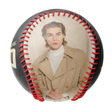 Personalized Black Snake Skull Photo Baseballs