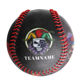 Personalized White Clown Skull Photo Baseballs