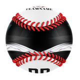 Personalized White Skull Pile Photo Baseballs