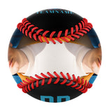 Personalized Black King Skull Photo Baseballs