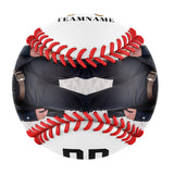 Personalized White Pirate Skull Photo Baseballs