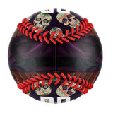 Personalized Horror Skull Base Map Photo Baseballs