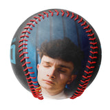 Personalized Black King Skull Photo Baseballs