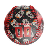 Personalized Carter Skull Photo Baseballs