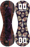 Personalized Horror Skull Base Map Photo Baseballs