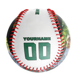 Personalized White Ready Set Learn Starting School 2th Grade Photo Baseballs