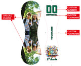 Personalized White Ready Set Learn Starting School 2th Grade Photo Baseballs