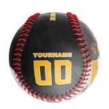 Personalized Black Back To School Photo Baseballs